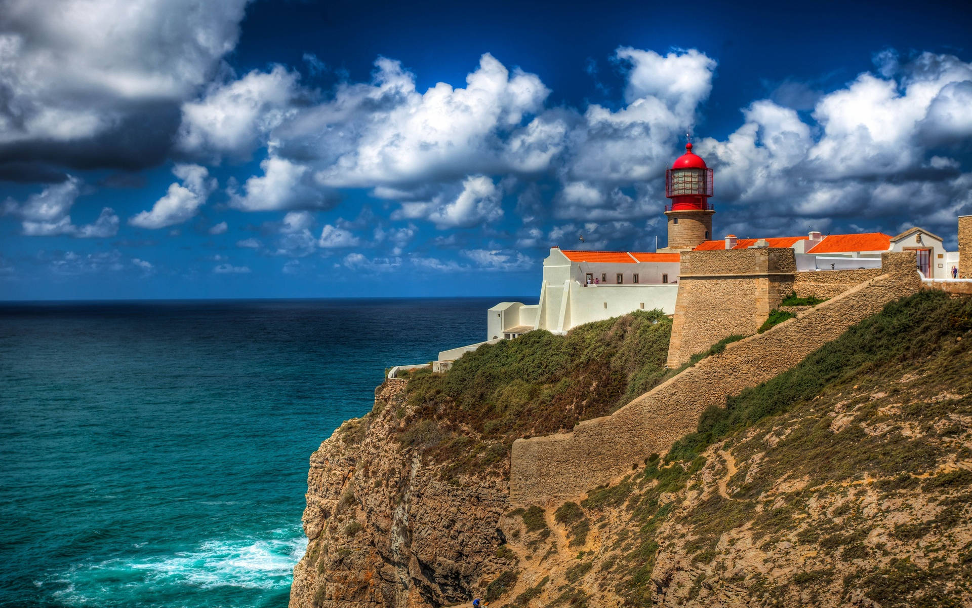 Sagres Portugal Lighthouse Background