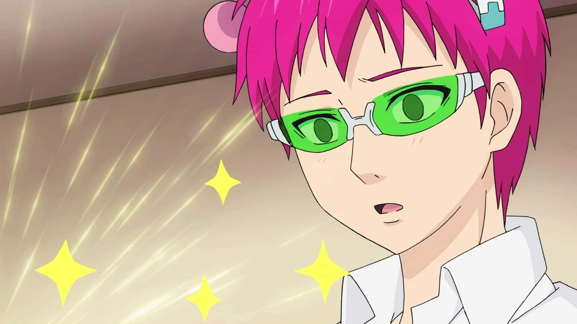 Saiki Kusuo Being His Comedic Self Background