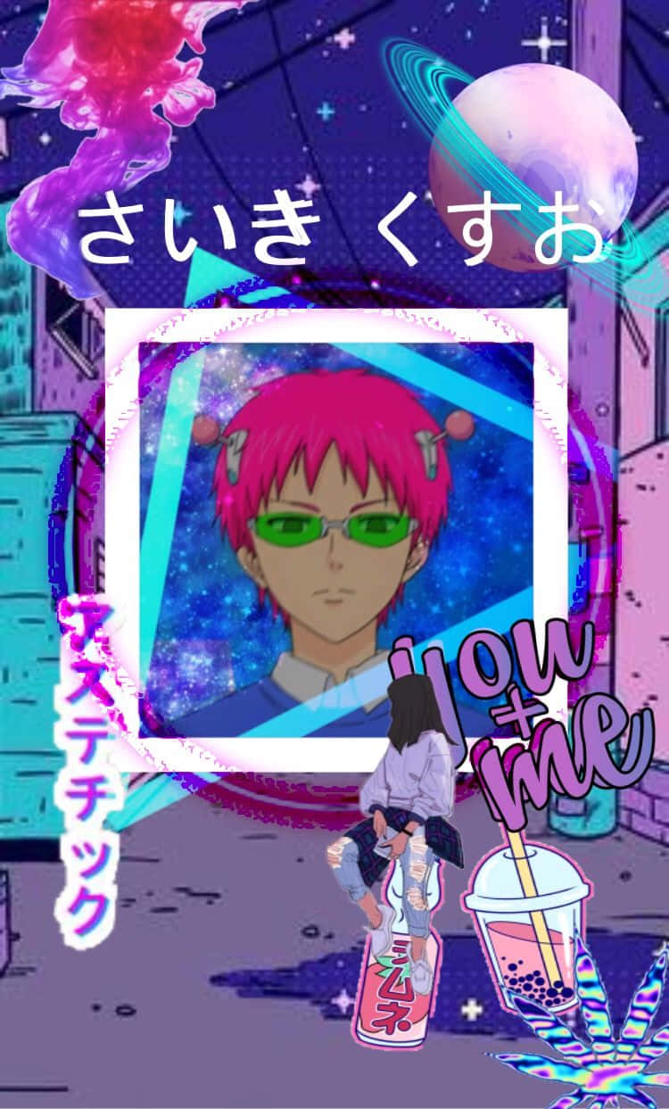 Saiki Kusuo No Psi Nan - The Psi Nan Powers Came Into Full Bloom Background