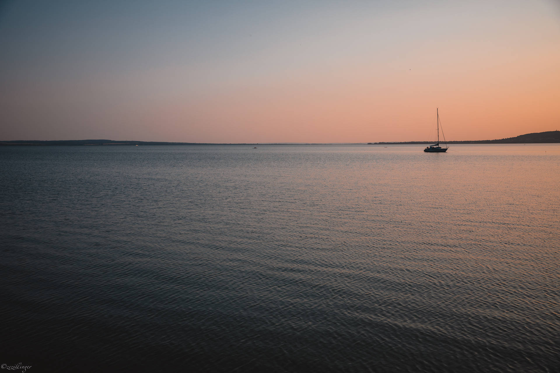 Sailing Alone In Calm Waters