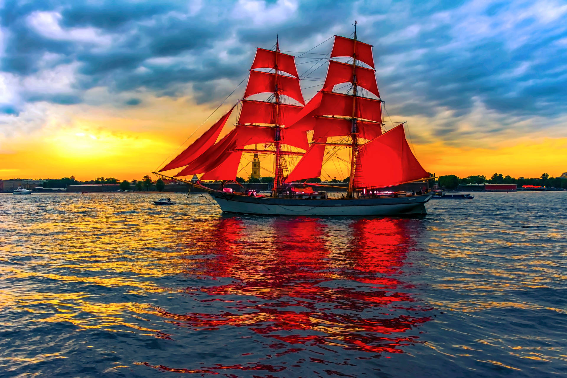 Sailing For Scarlet Sails