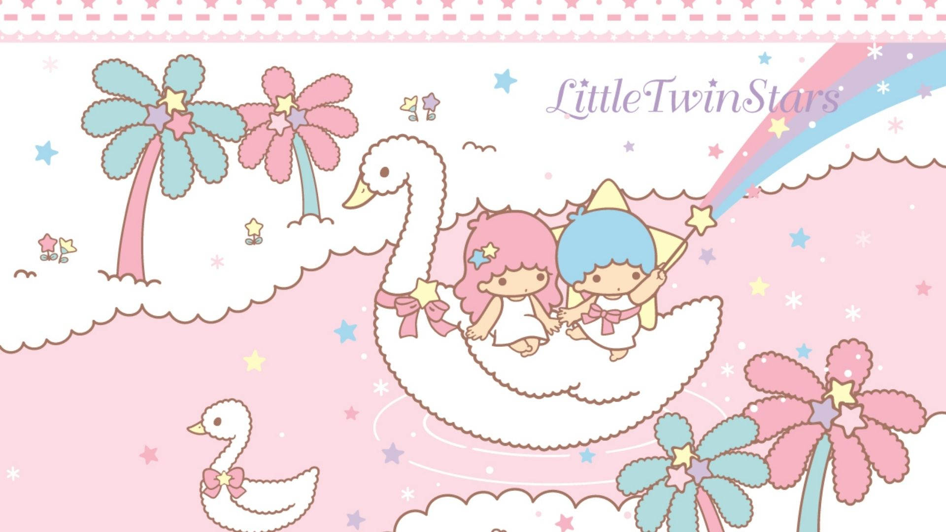 Sailing Little Twin Stars Background