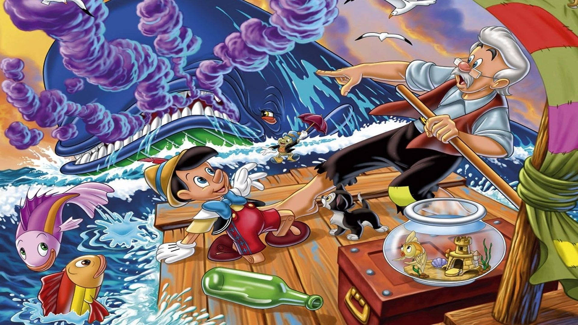 Sailing Pinocchio Background