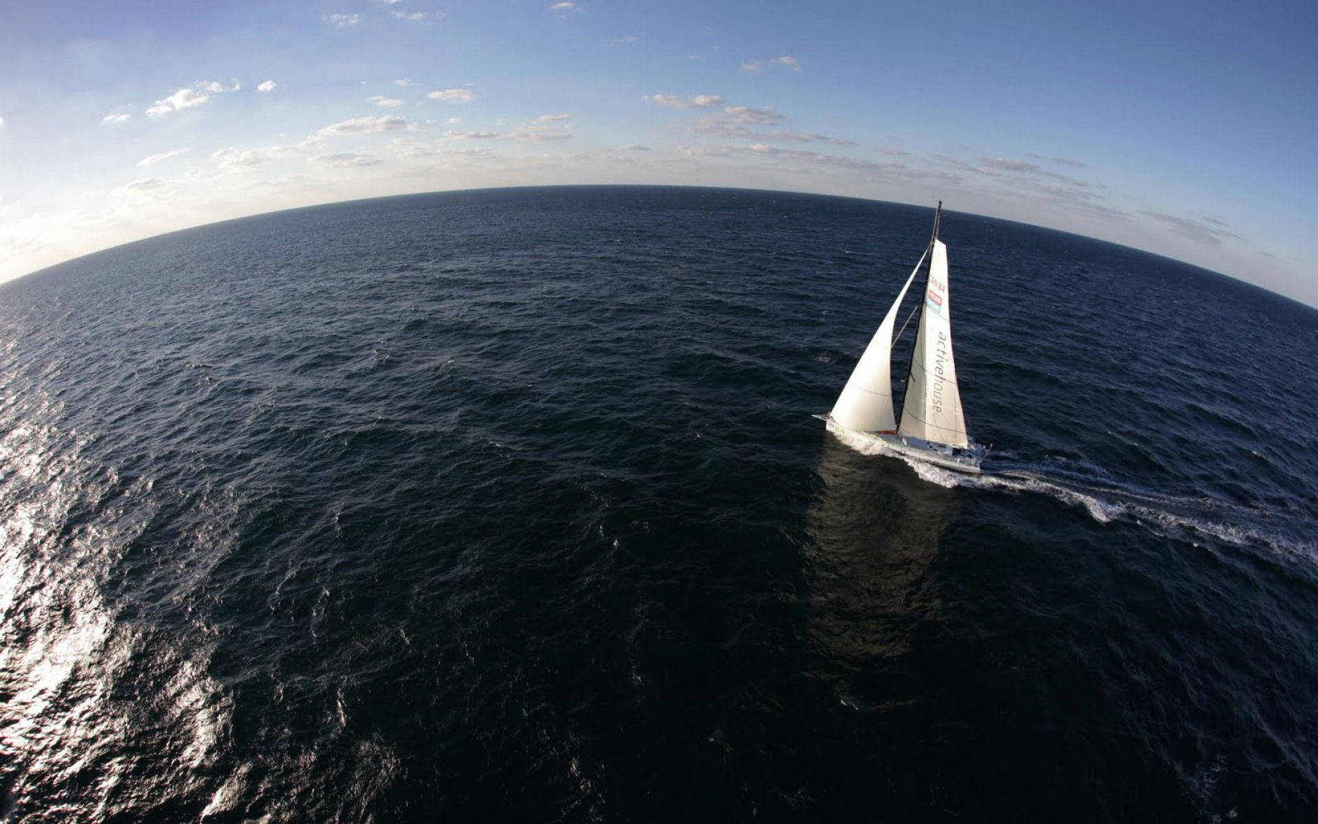 Sailing Sailboat Fisheye
