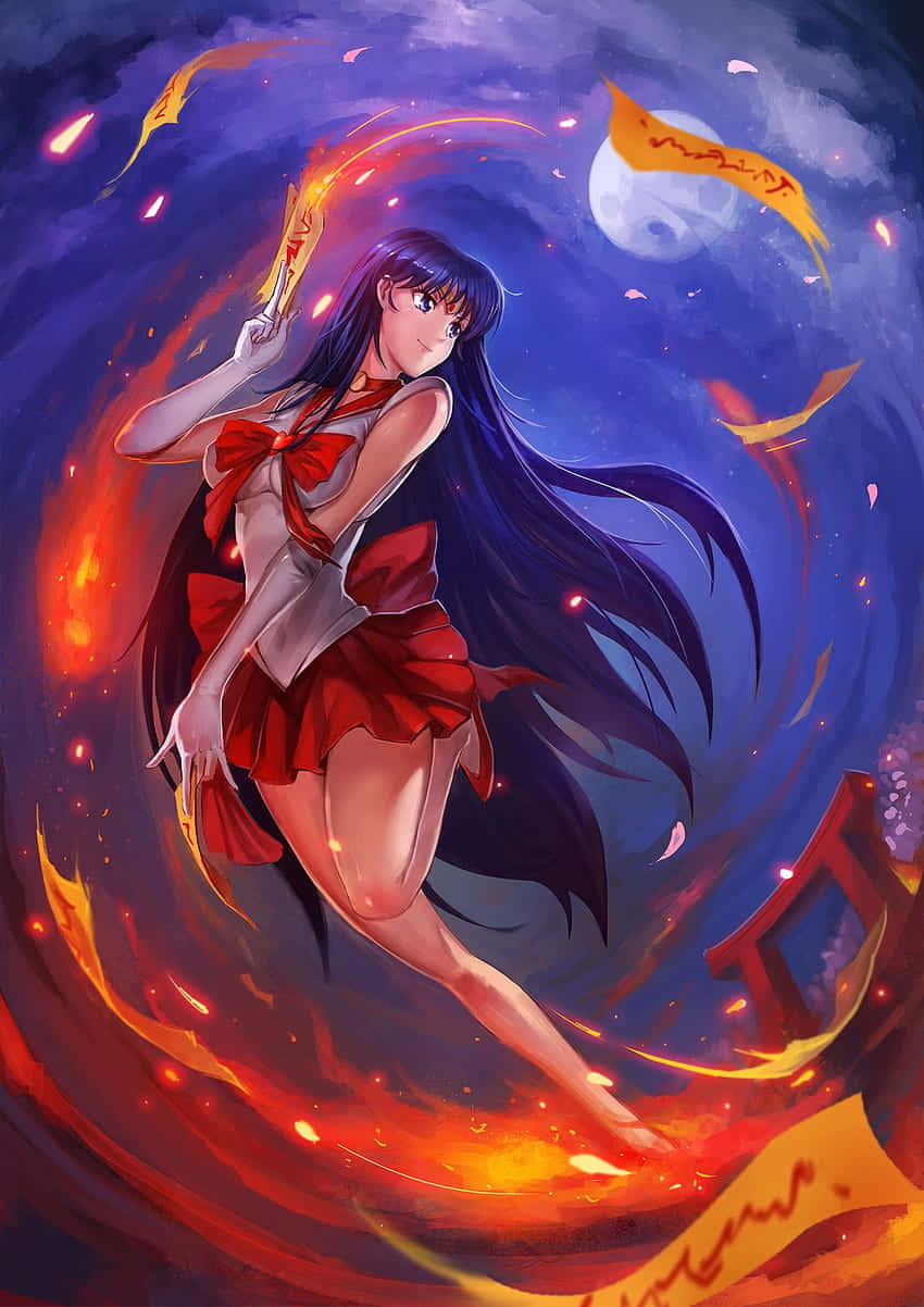 Sailor Mars Vibrant And Powerful