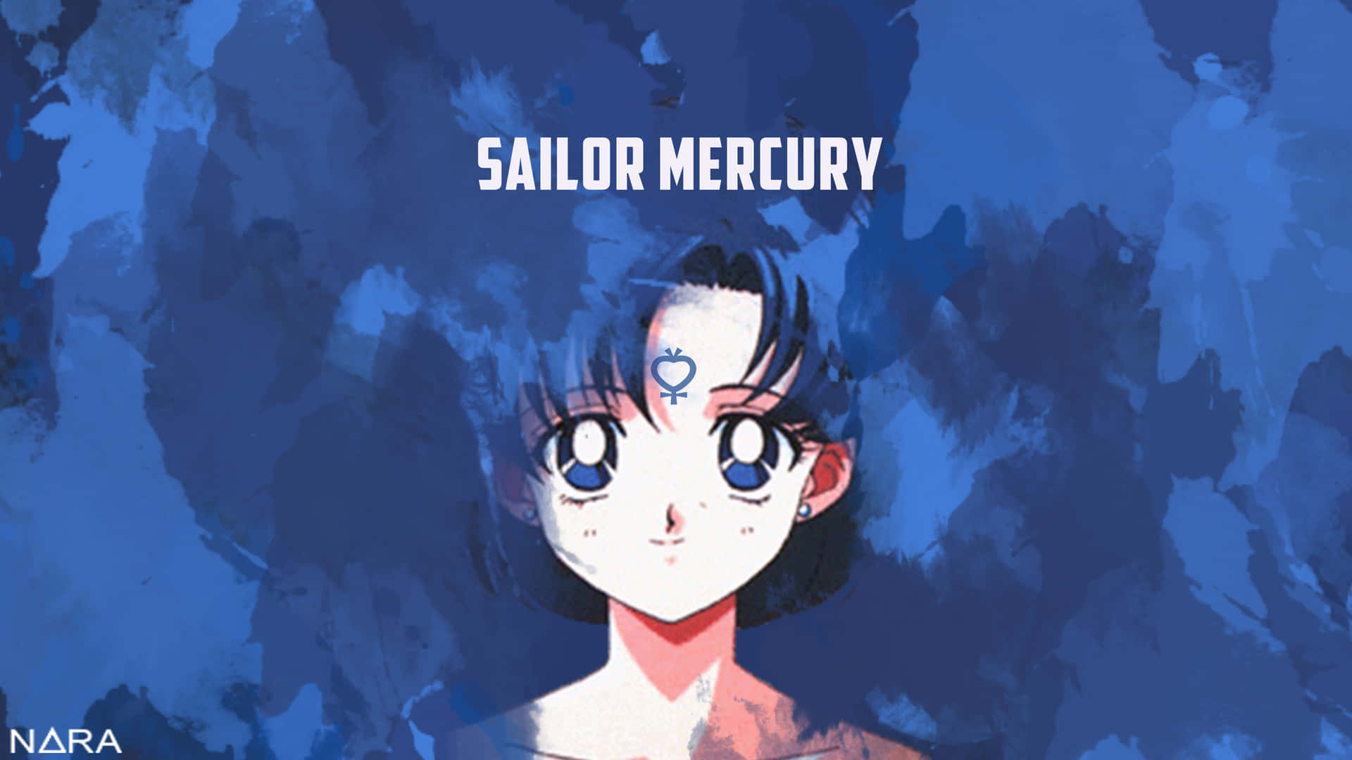 Sailor Mercury Fighting For Justice Background