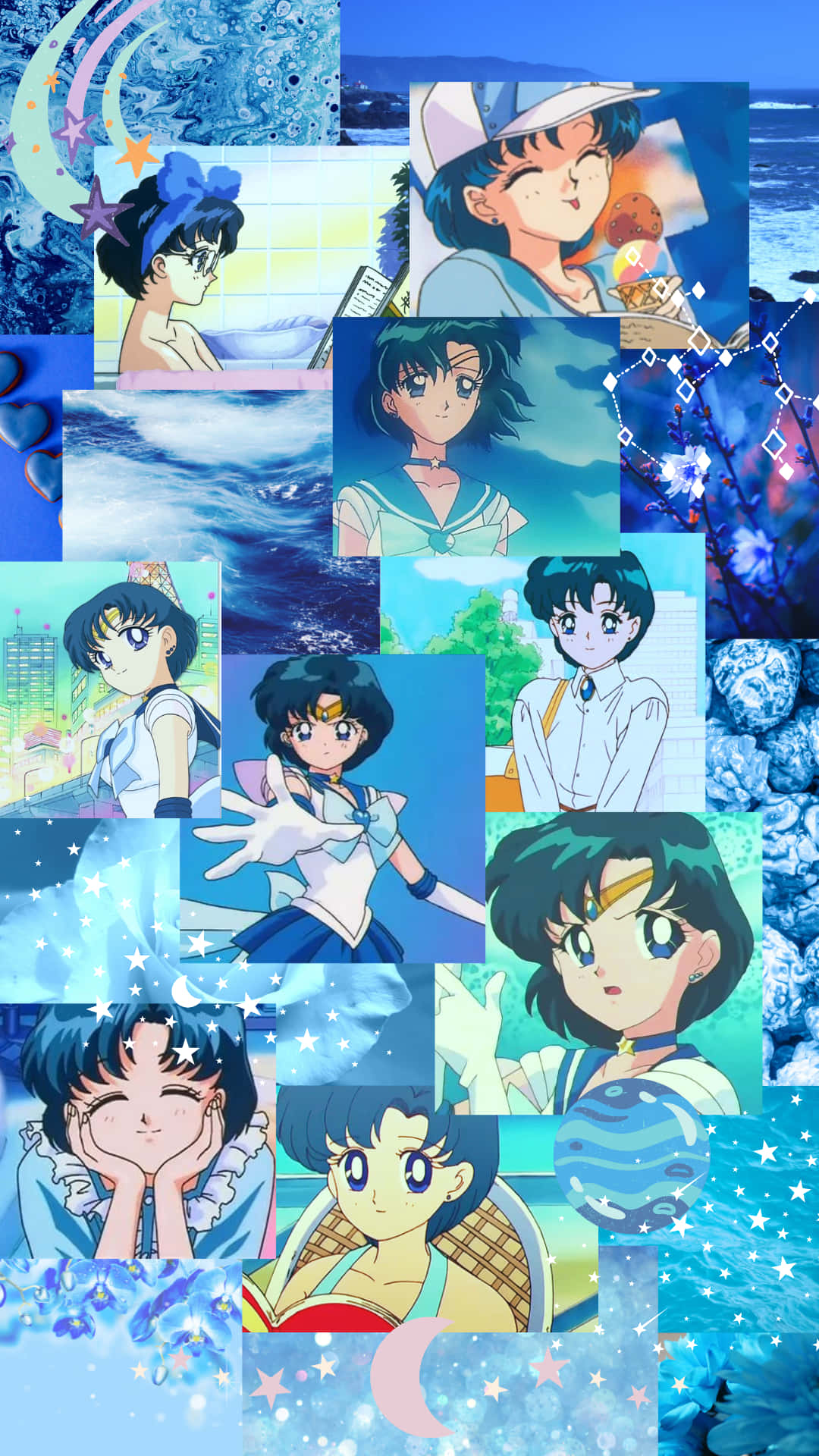 Sailor Mercury Moments Background