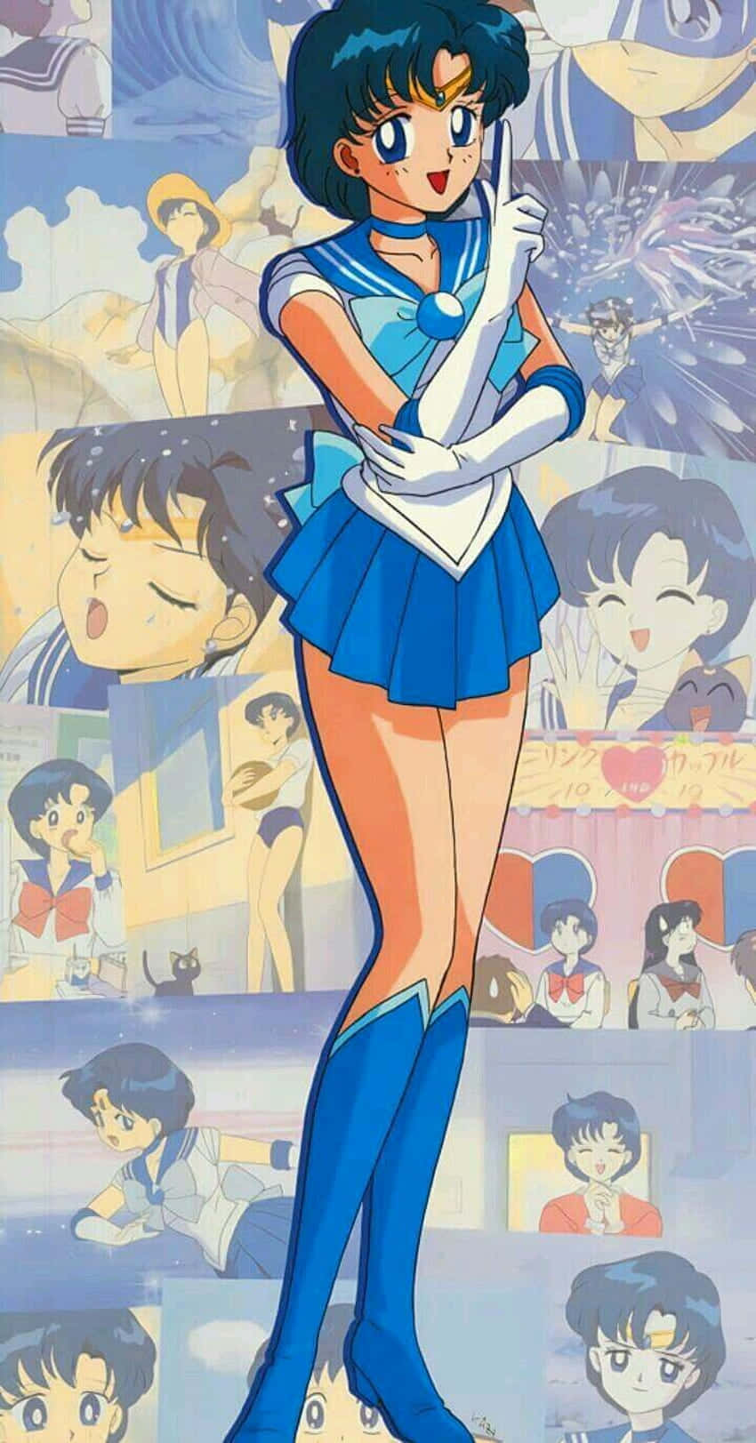 Sailor Mercury, Ready For Battle Background