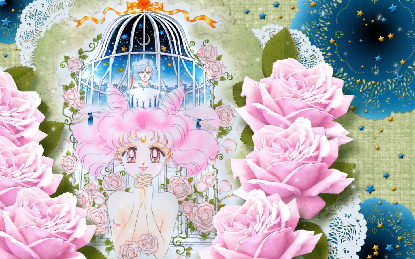 “sailor Moon Chibiusa: Ready To Save The Day!” Background