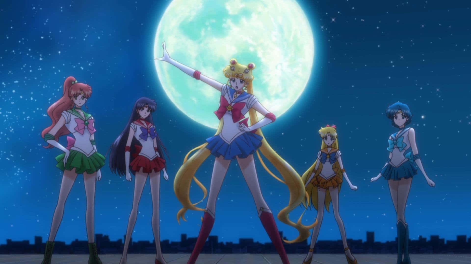 Sailor Moon Crystal - Guardians Of The Universe Background