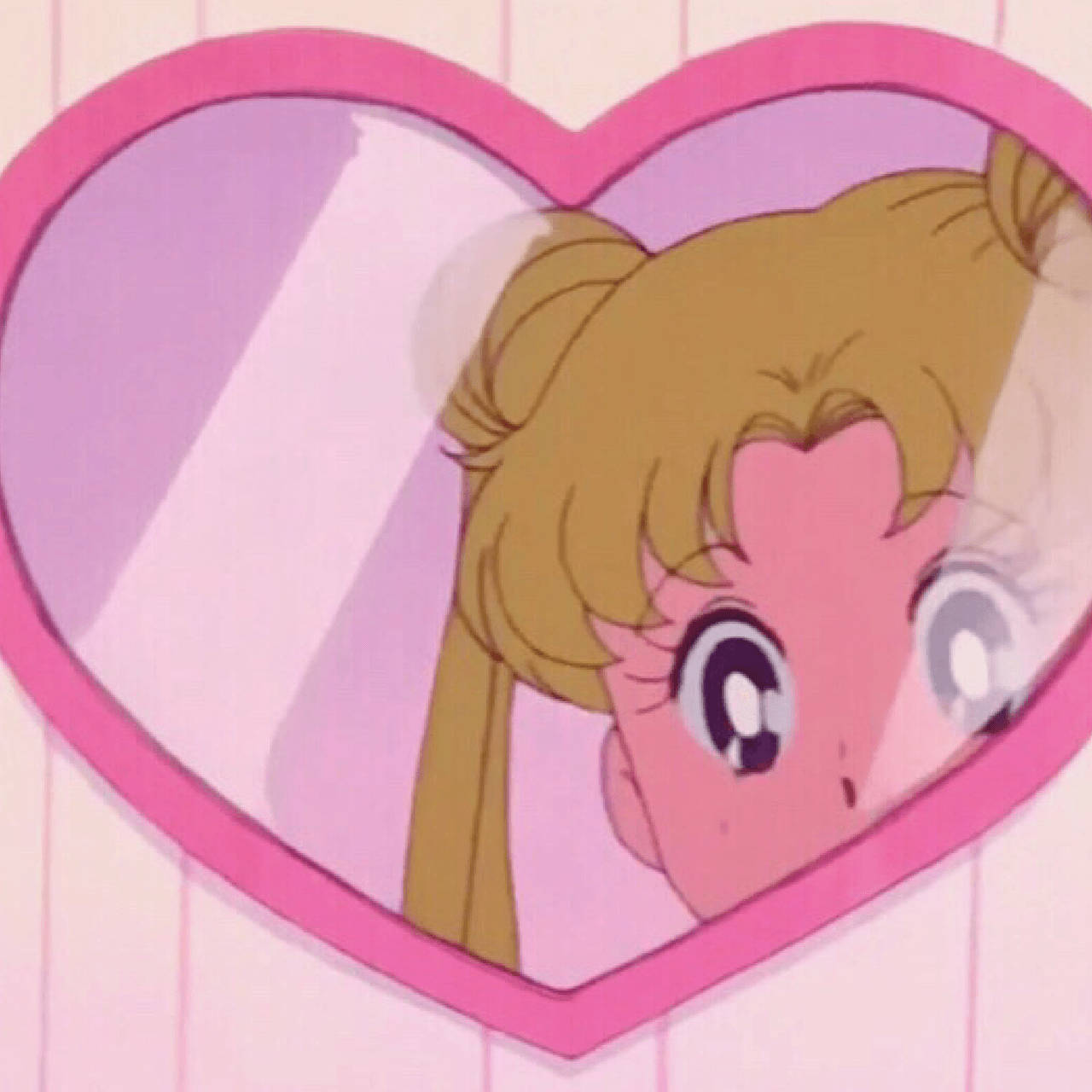 Sailor Moon Reflection Retro Anime Aesthetic Background