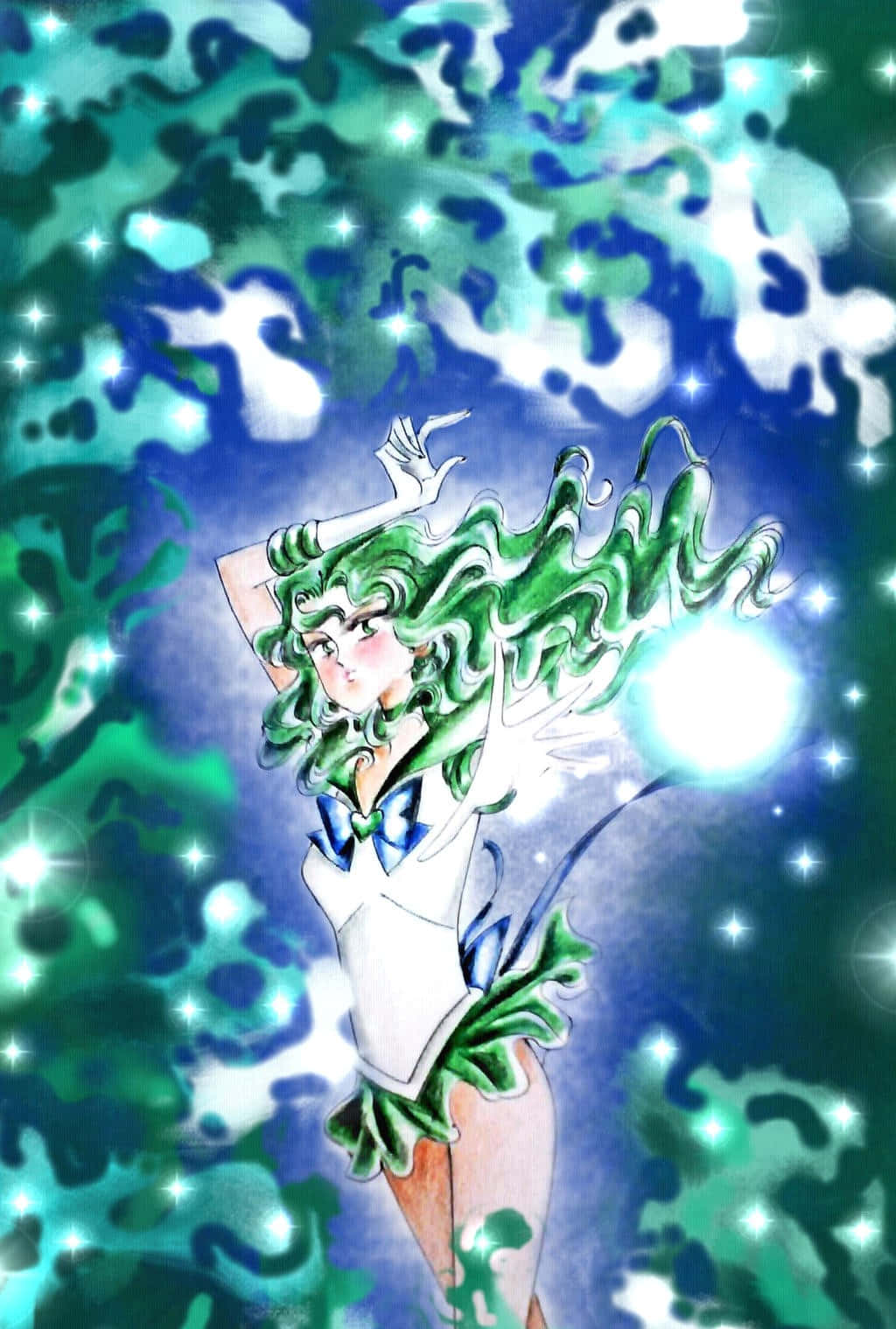 Sailor Neptune, Guardian Of The Deep Sea Background