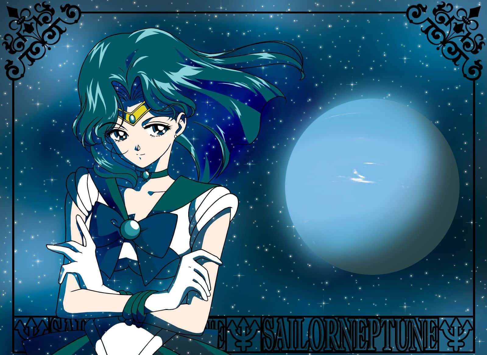 Sailor Neptune, Guardian Of The Deep Seas Background