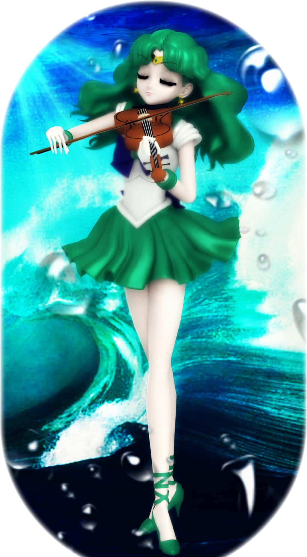 Sailor Neptune, Guardian Of The Sea Background