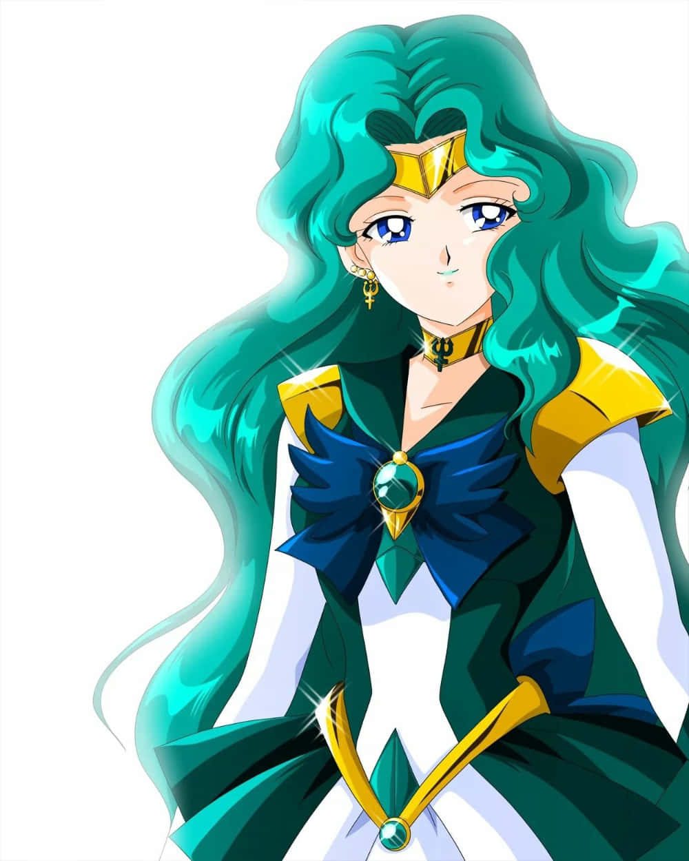 Sailor Neptune Vows To Protect The World From Evil Background