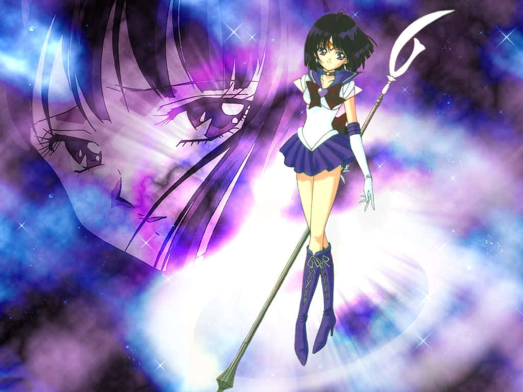 Sailor Saturn - Defender Of Destruction Background
