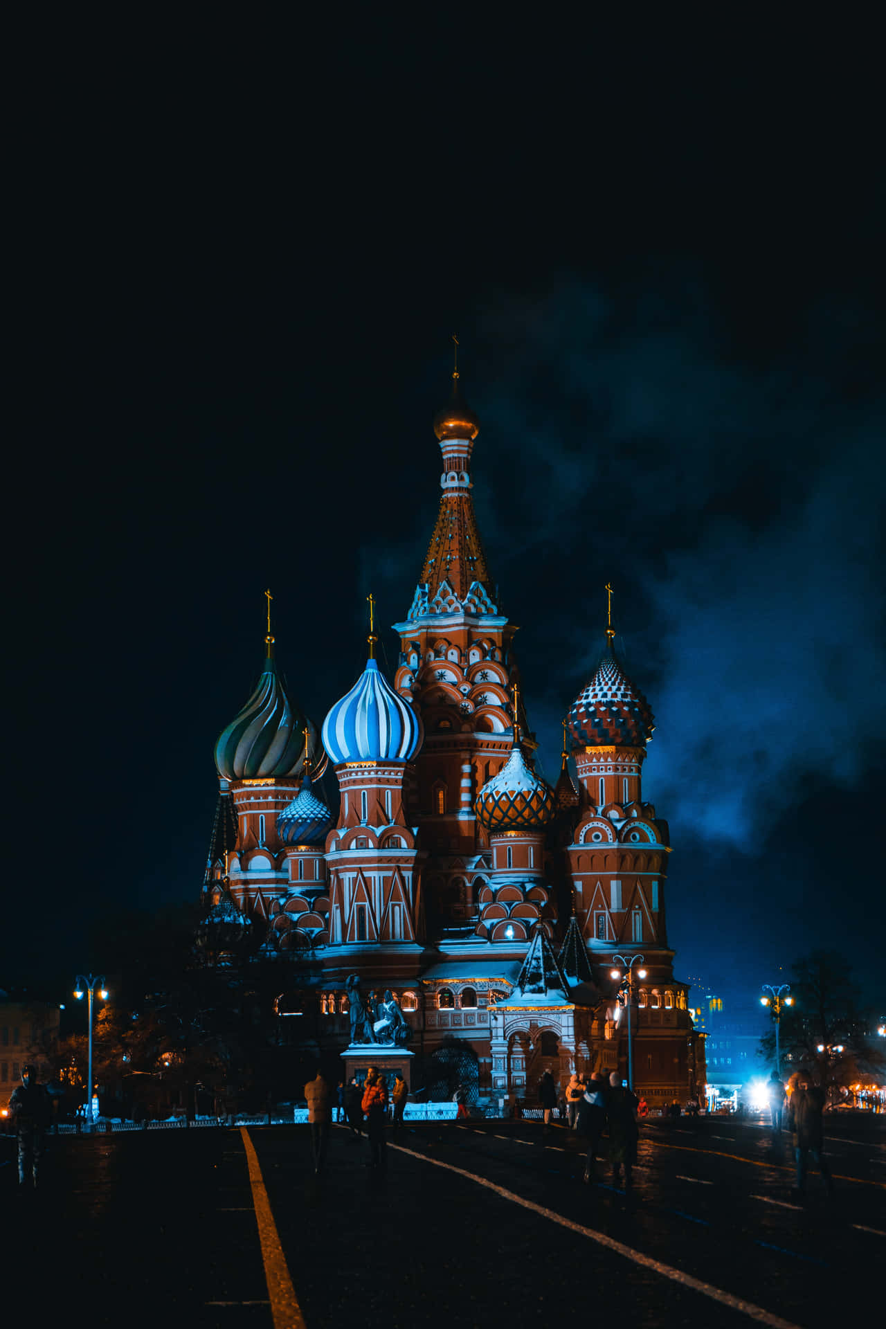 Saint Basils Cathedral Dark Photo Background