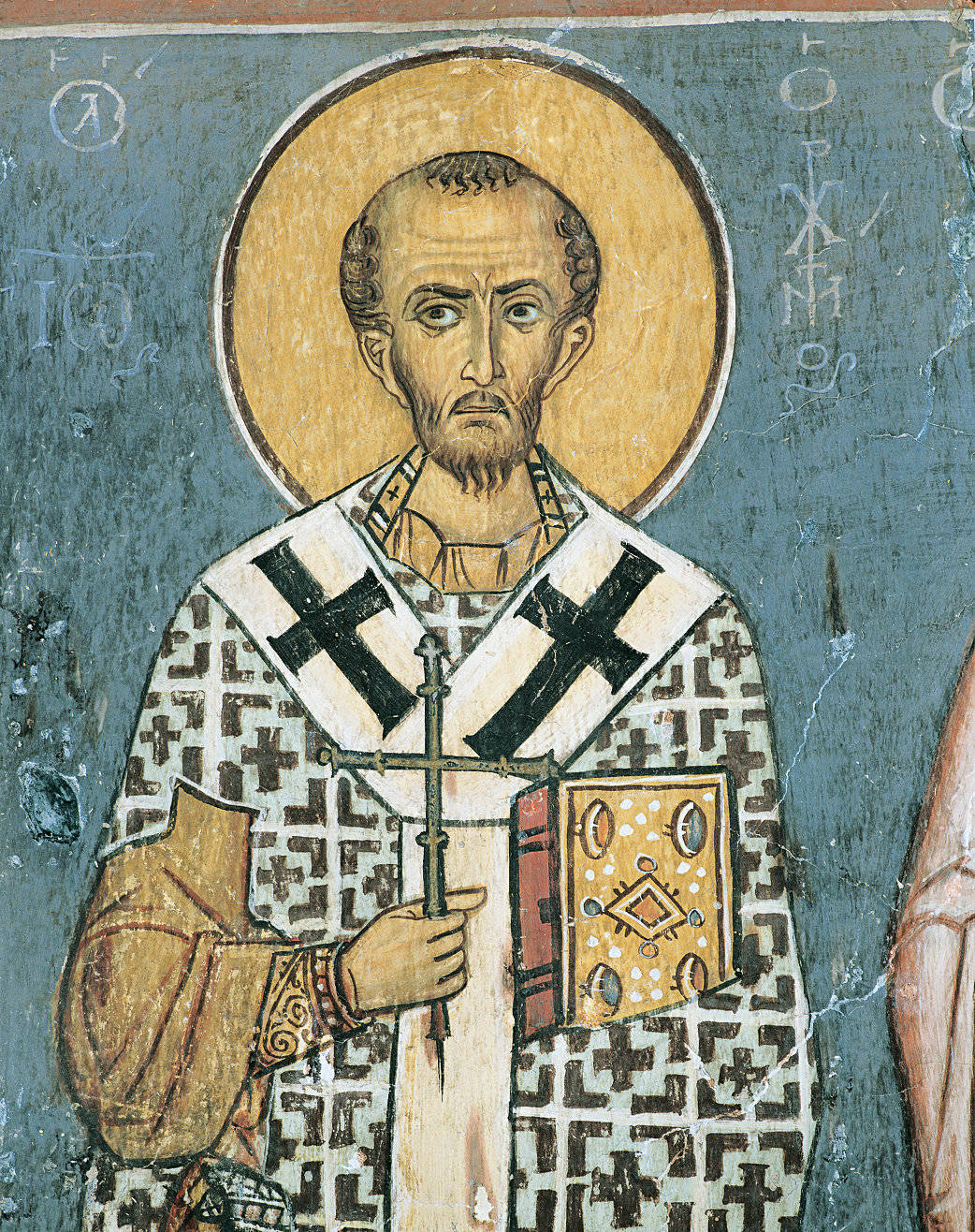 Saint John Chrysostom, Pillar Of Christianity Background