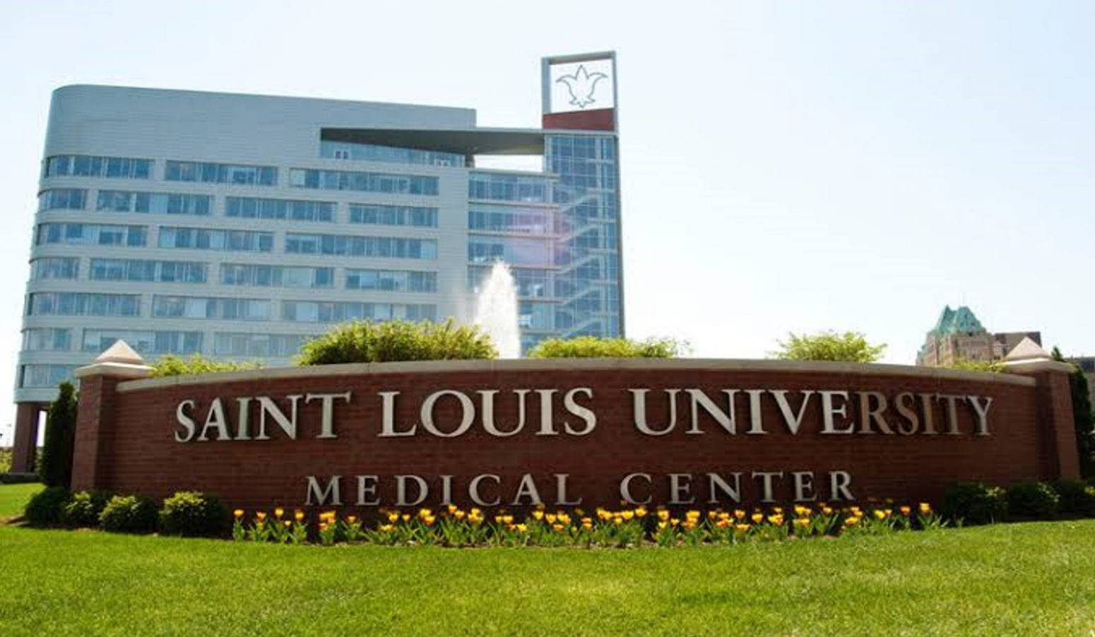 Saint Louis University Medical Center Sign Background