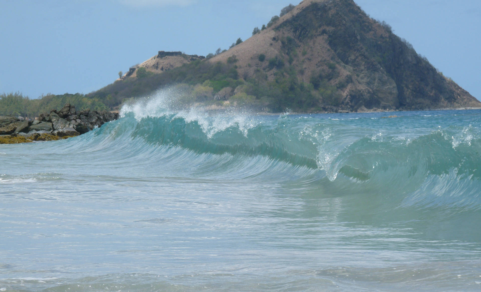 Saint Lucia Jalousie Plantation Beach Background