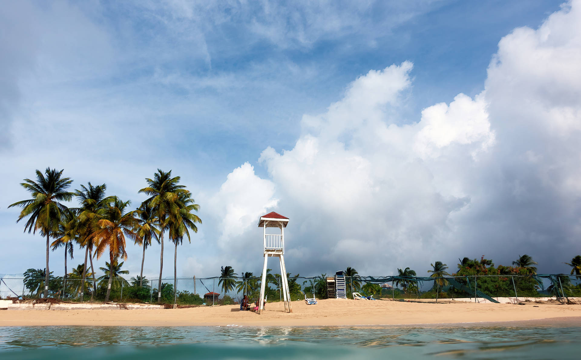 Saint Lucia Rodney Bay White Beach Background