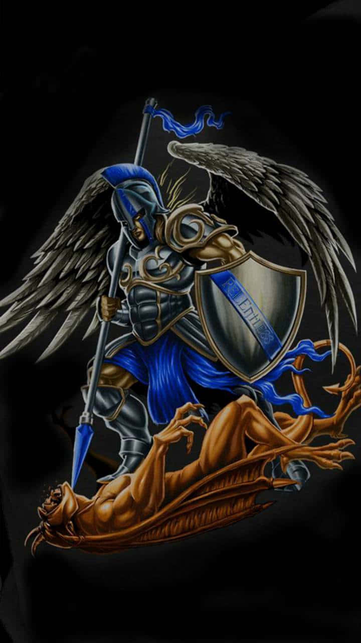 Saint Michael The Archangel, Defender Of The Faith Background