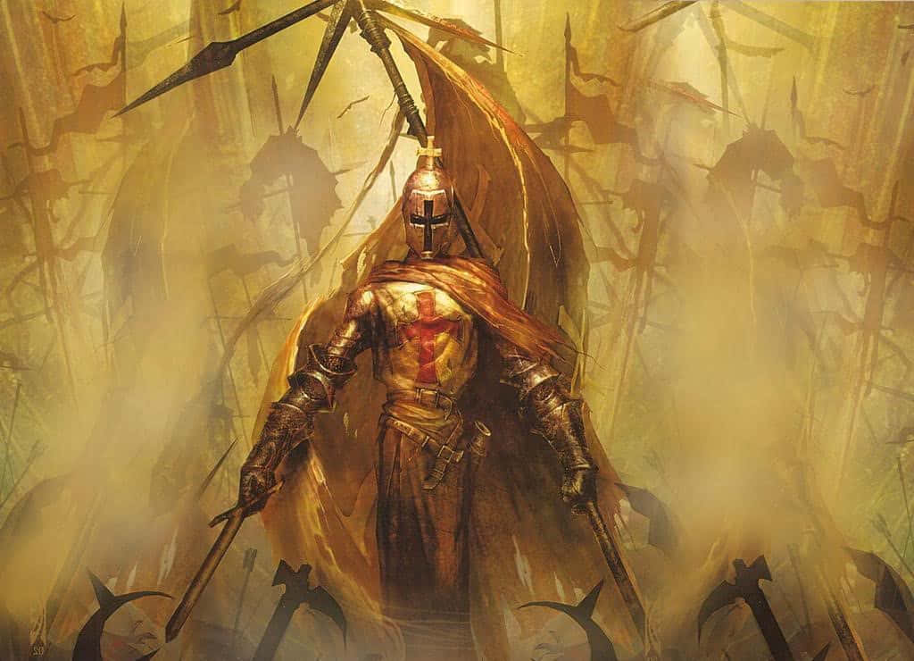 Saint Michael, The Archangel, Victorious In Battle Background