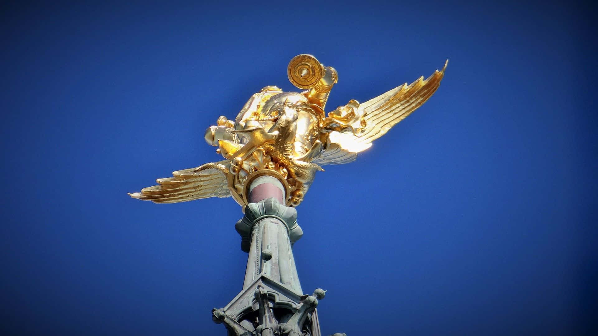 Saint Michael The Archangel Victorious In Battle Background