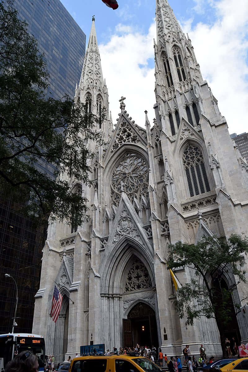 Saint Patrick's Cathedral Facade