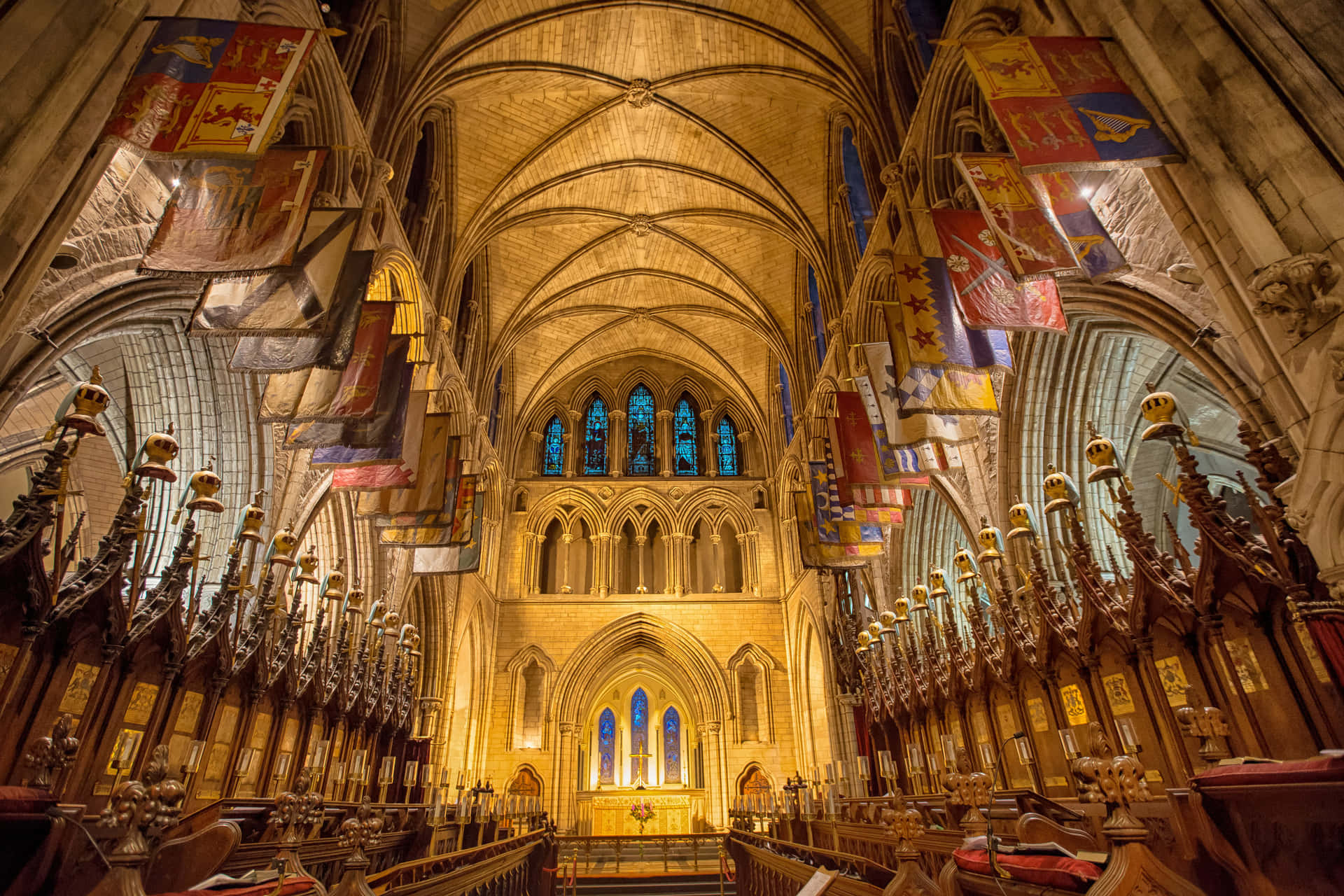 Saint Patrick's Cathedral Floor To Ceiling Background