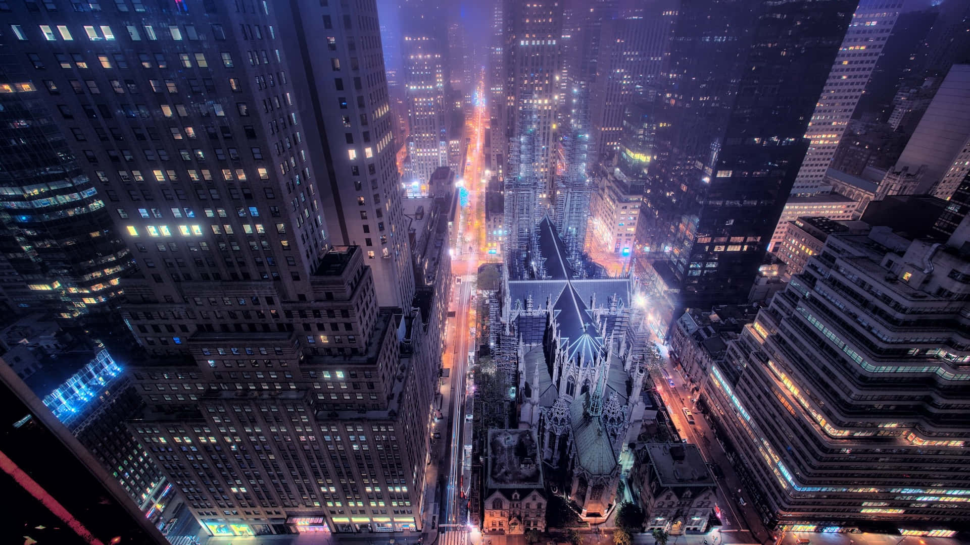 Saint Patrick's Cathedral In Nyc Background