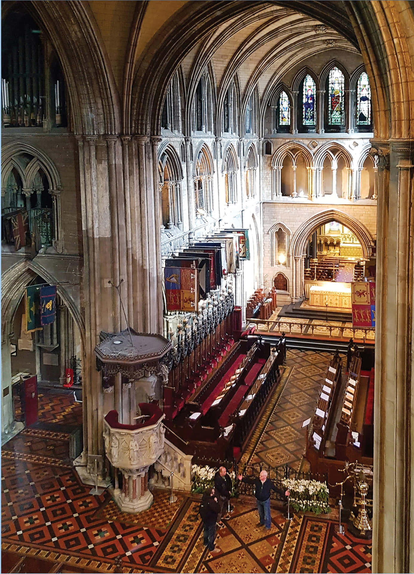 Saint Patrick's Cathedral Interiors Background