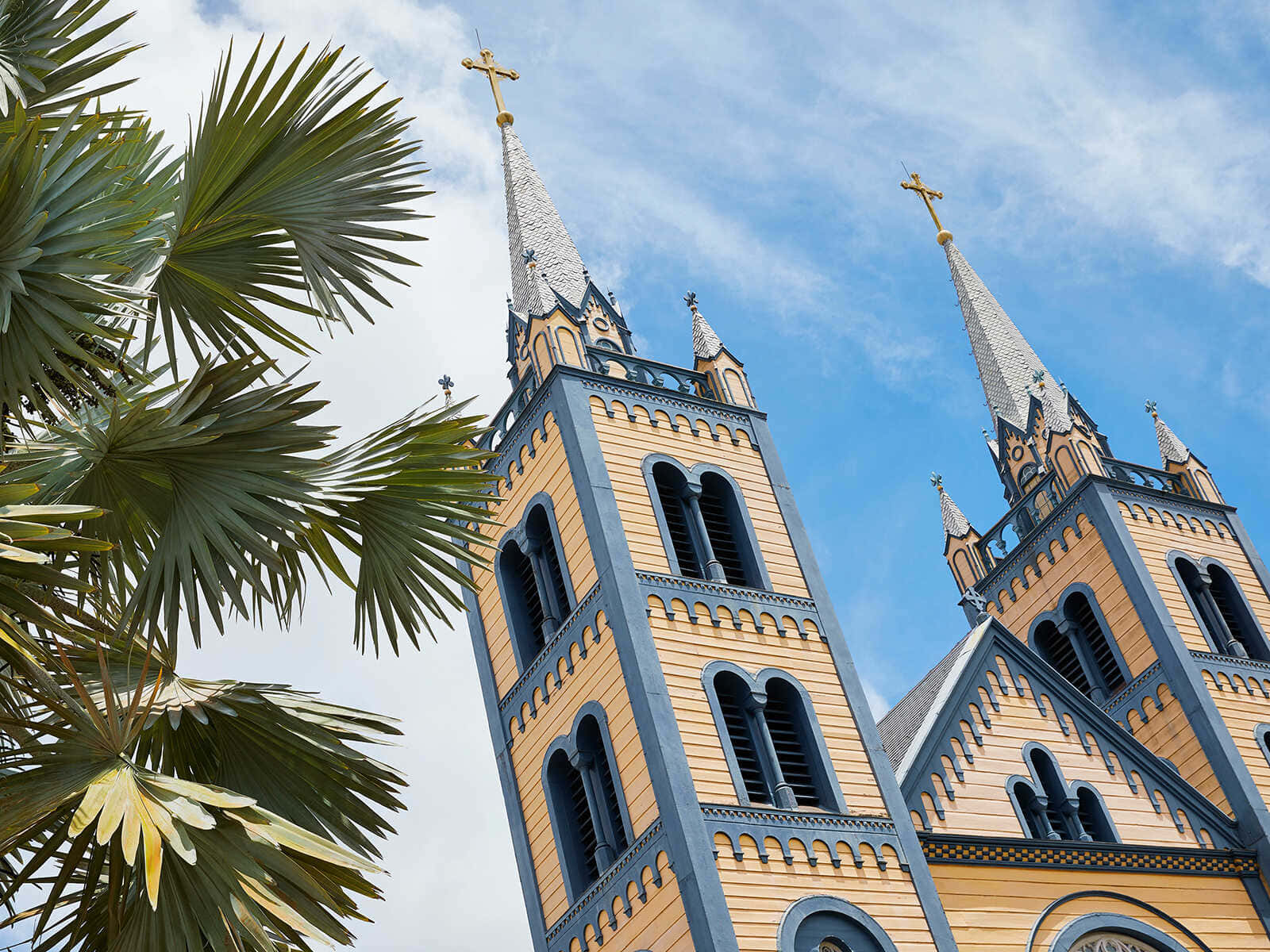 Saint Peter And Paul Basilica Of Paramaribo Background