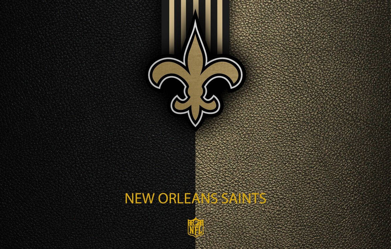 Saints Logo In Textured Background Background
