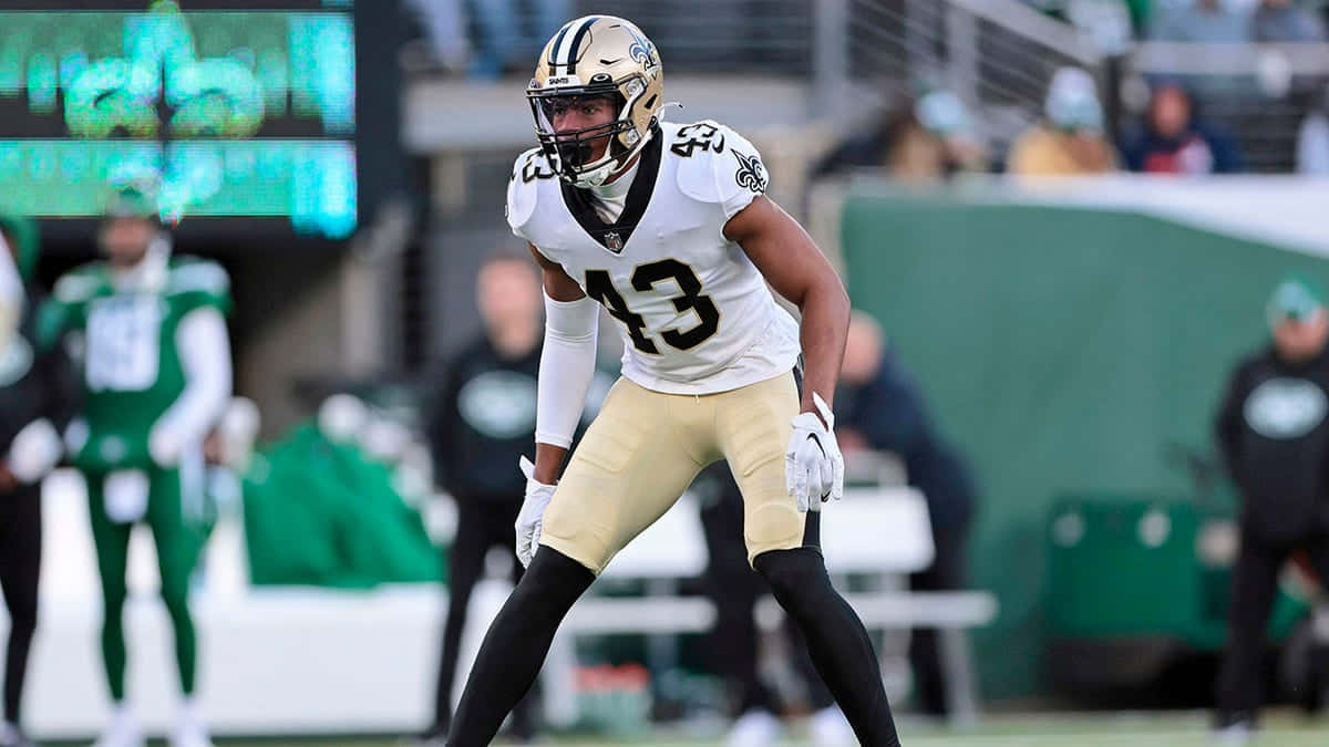 Saints Player Readyfor Action