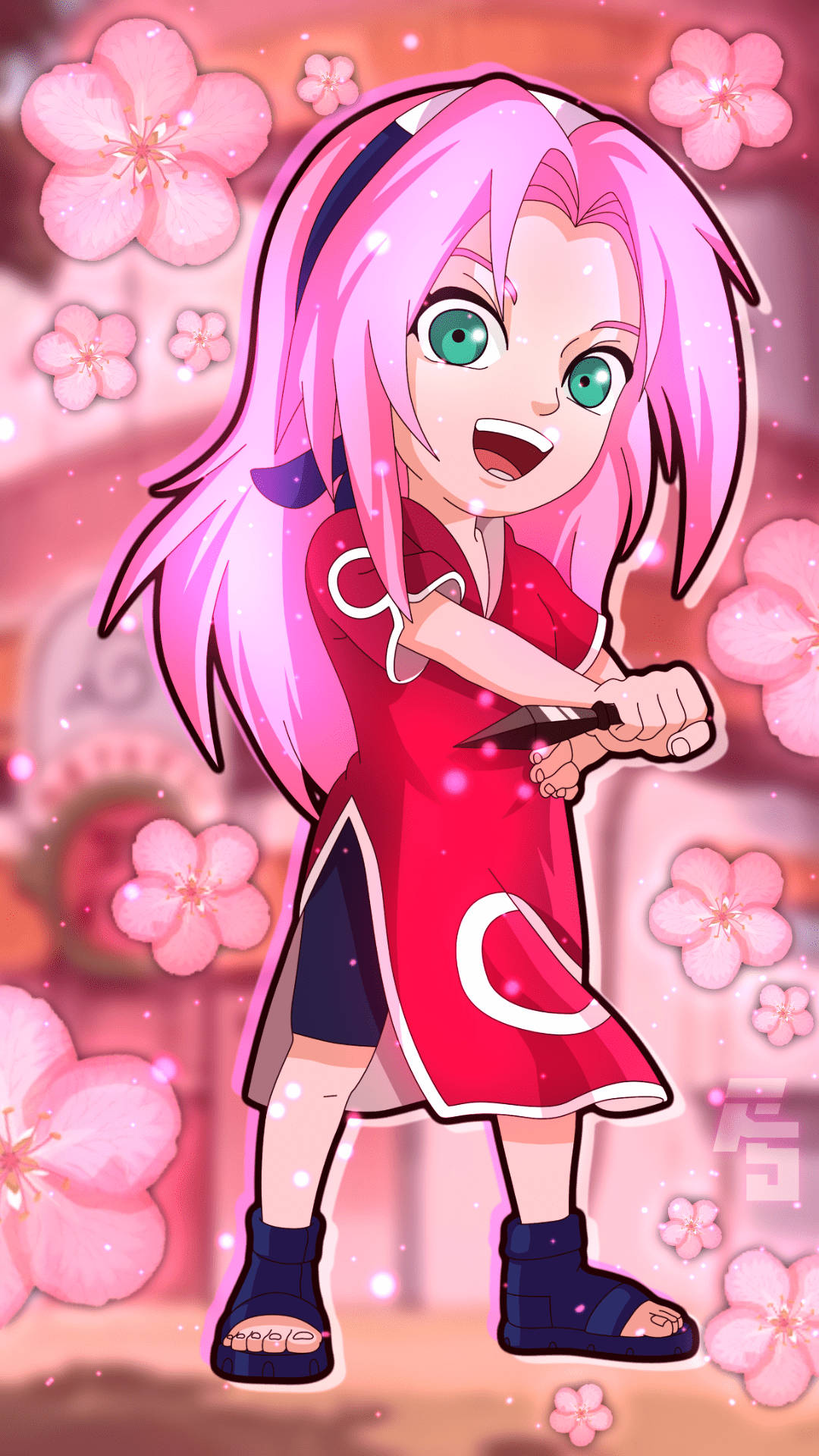 Sakura Haruno Chibi Image Background