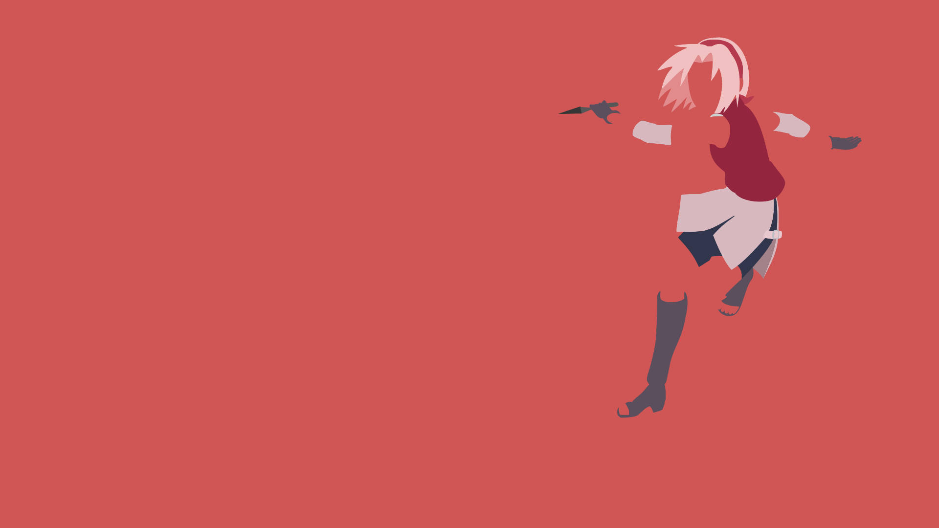 Sakura Haruno Vector Illustration Background