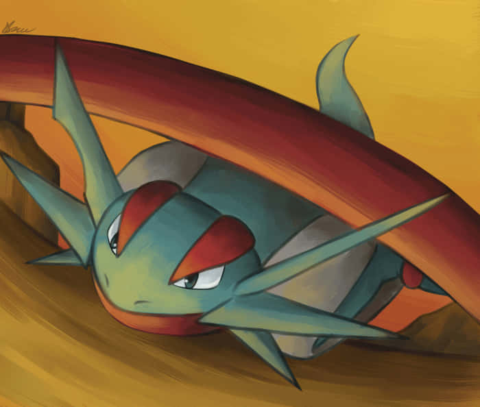 Salamence Angry Background