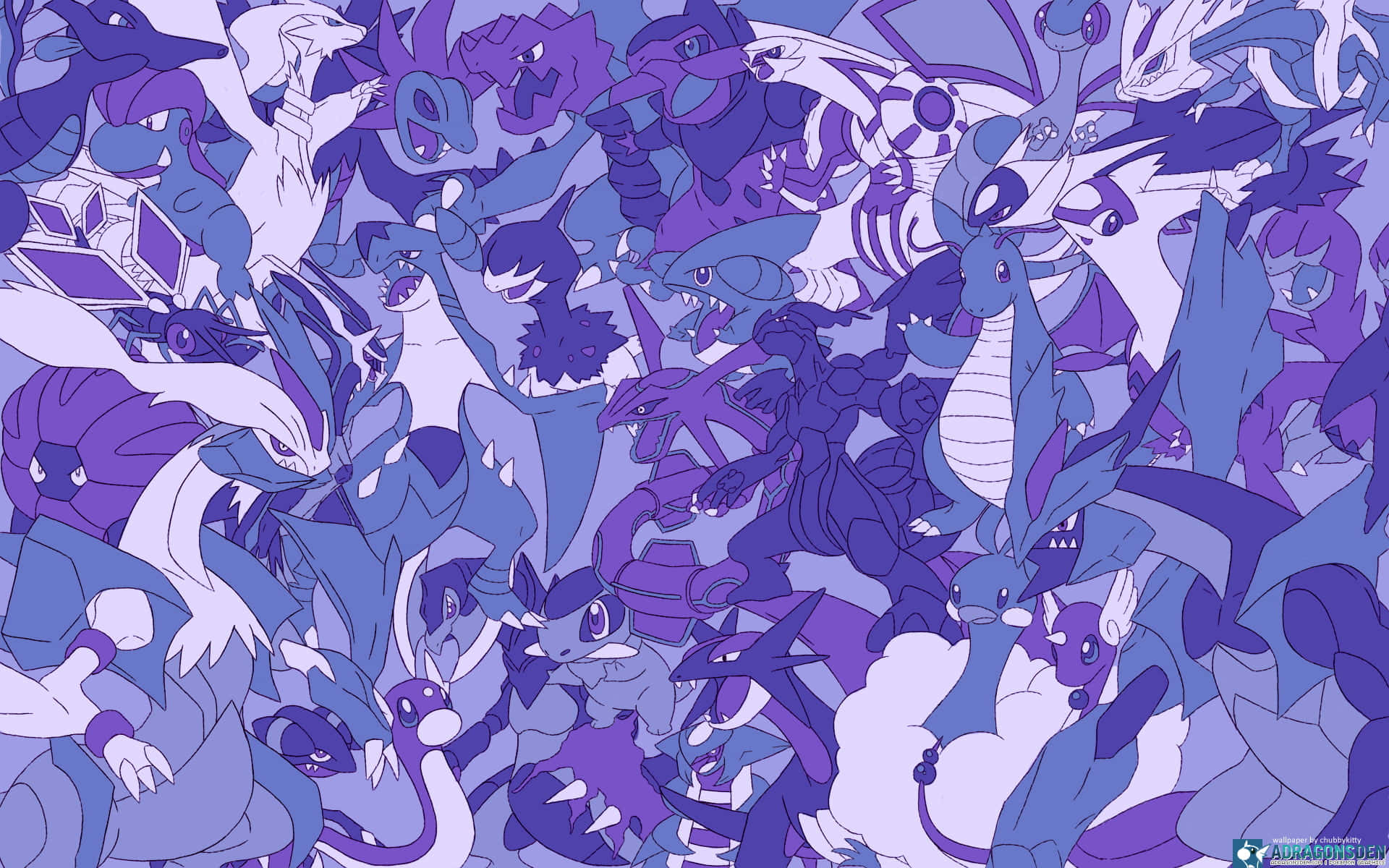 Salamence Pokemon Purple Background