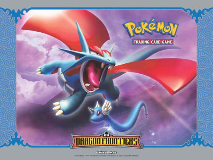 Salamence Trading Card Game Background
