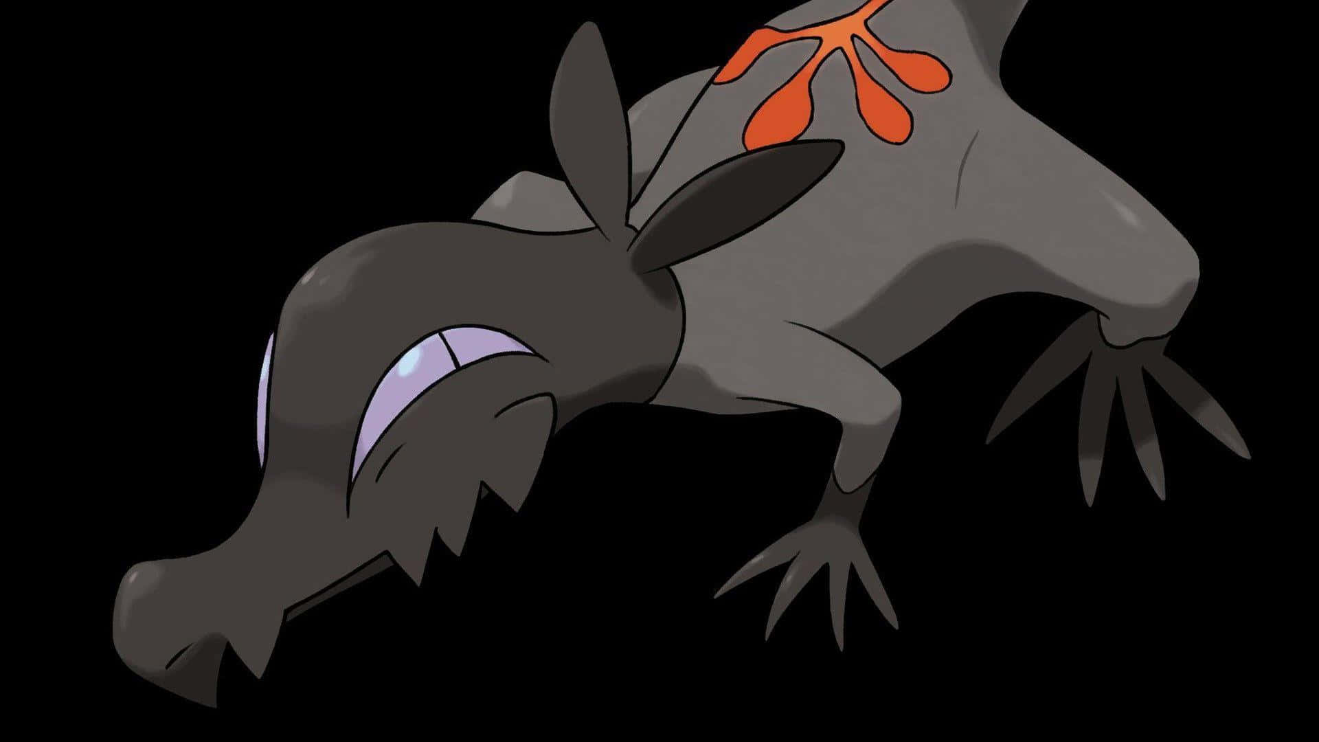 Salandit On Black Background Background