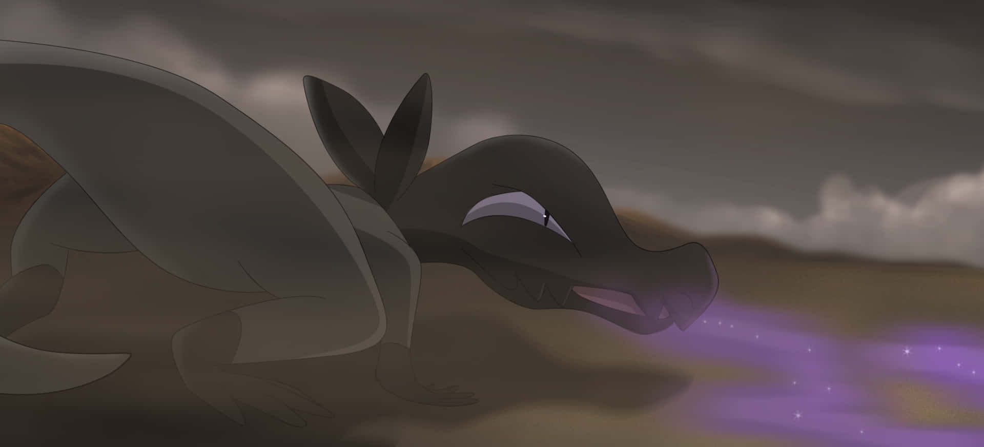 Salandit Releasing Poison Background