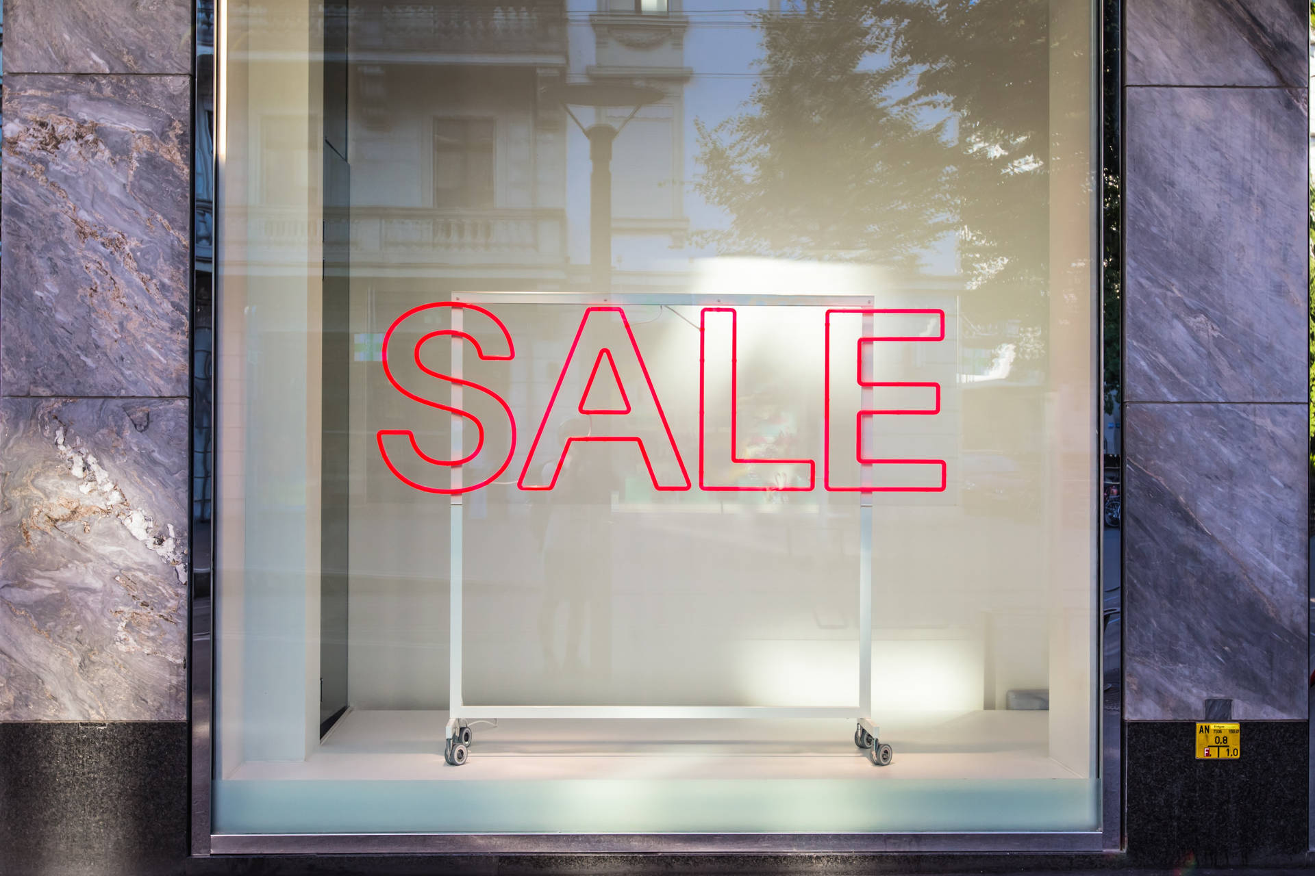 Sales Window Sale Display