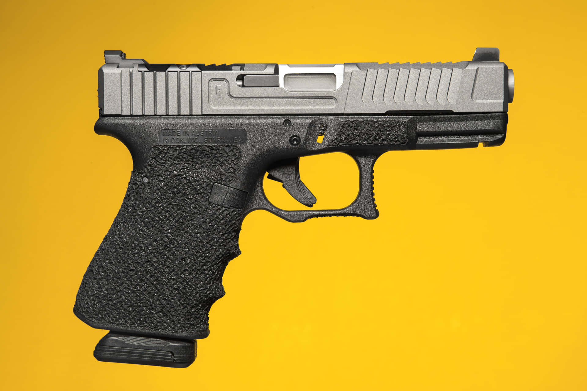 Salient Black Gun Background