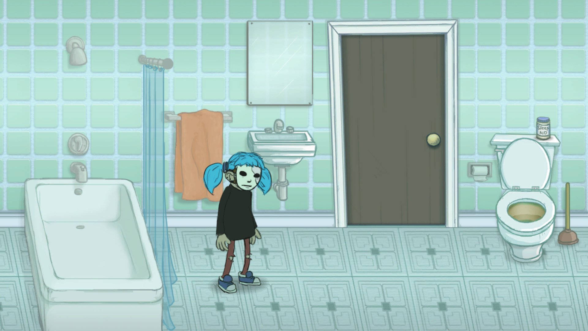 Sally Face In The Bathroom