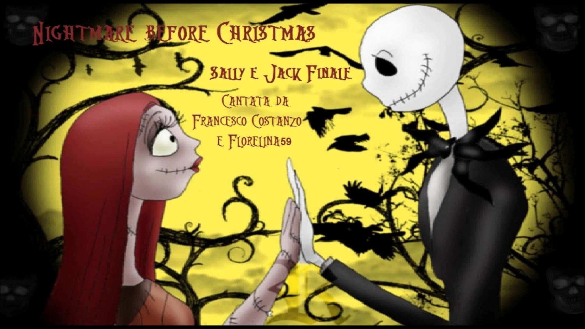 Sally The Pumpkin Princess From The Nightmare Before Christmas Background
