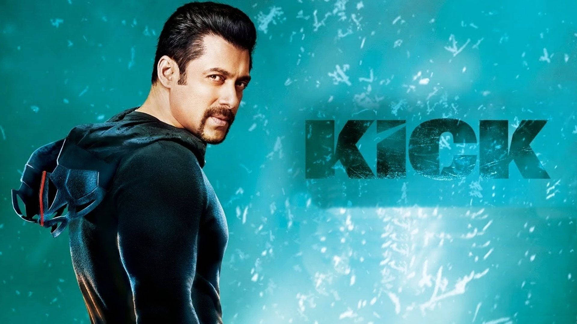 Salman Khan Hd Kick Movie Logo Background