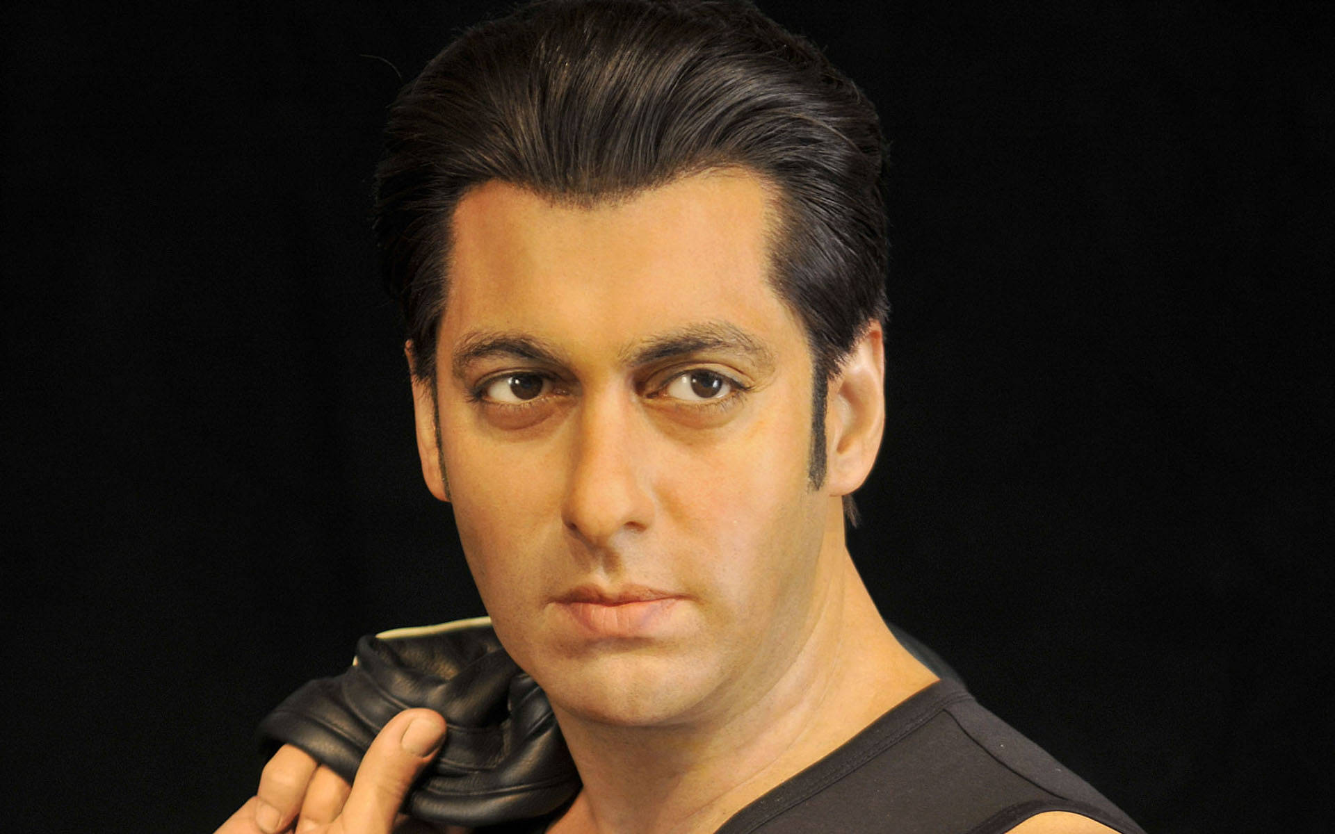 Salman Khan In Black Backdrop Background