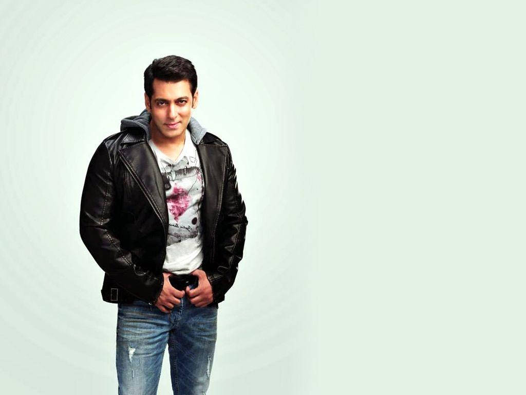 Salman Khan In Black Jacket Hd Background