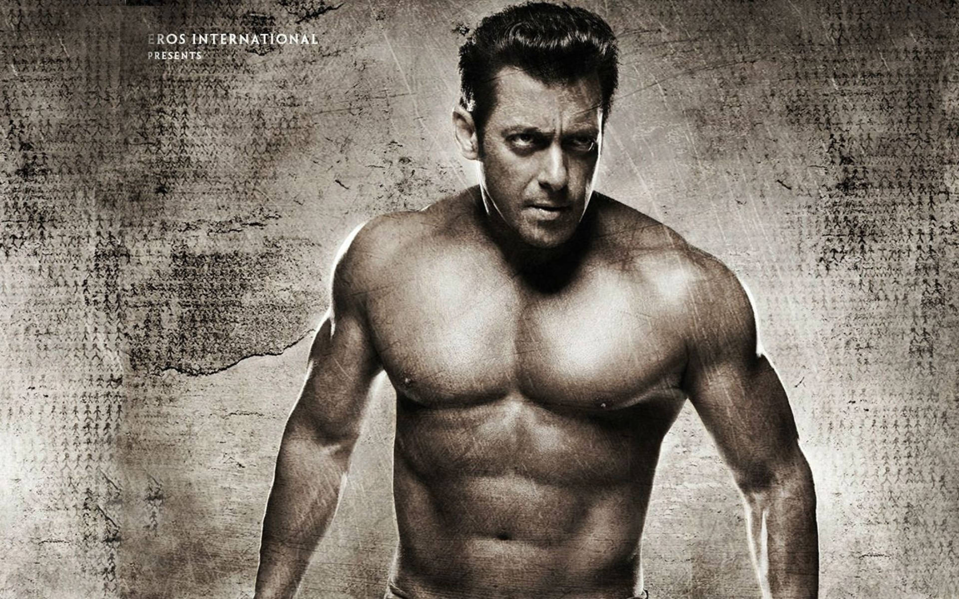 Salman Khan In Gray Wall Background